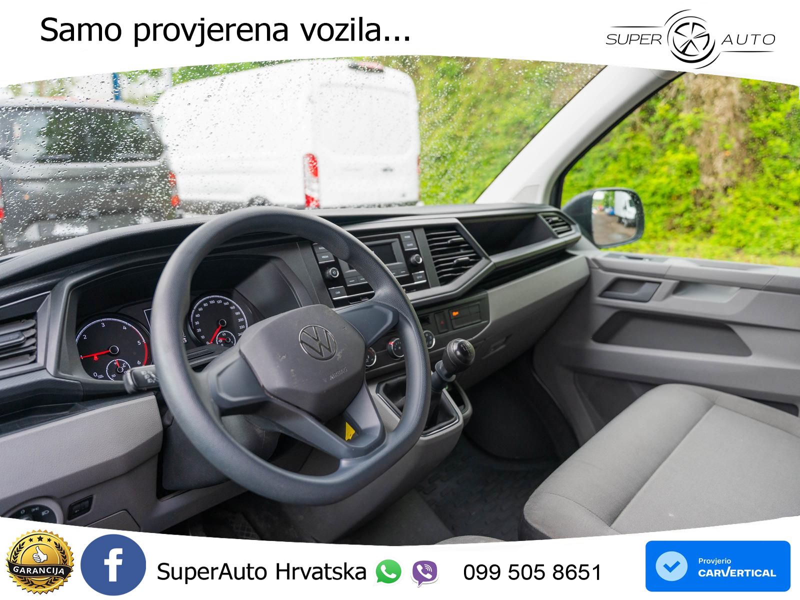 Volkswagen T6.1 Transporter TDI AHK*Holz Boden*Doppelsitz 110 KS