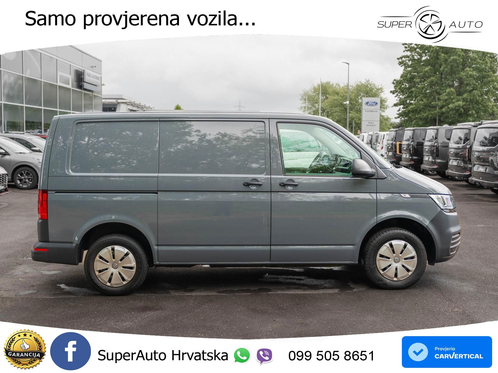 Volkswagen T6.1 Transporter TDI AHK*Holz Boden*Doppelsitz 110 KS