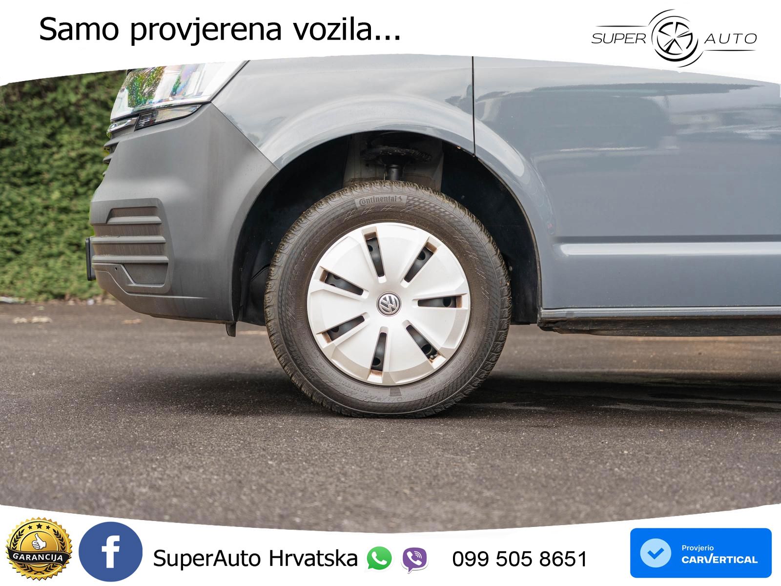 Volkswagen T6.1 Transporter TDI AHK*Holz Boden*Doppelsitz 110 KS