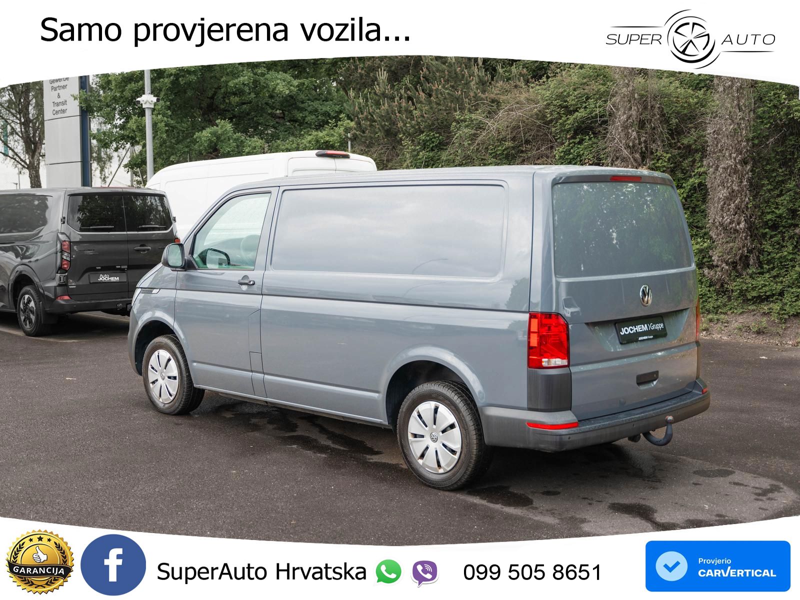 Volkswagen T6.1 Transporter TDI AHK*Holz Boden*Doppelsitz 110 KS