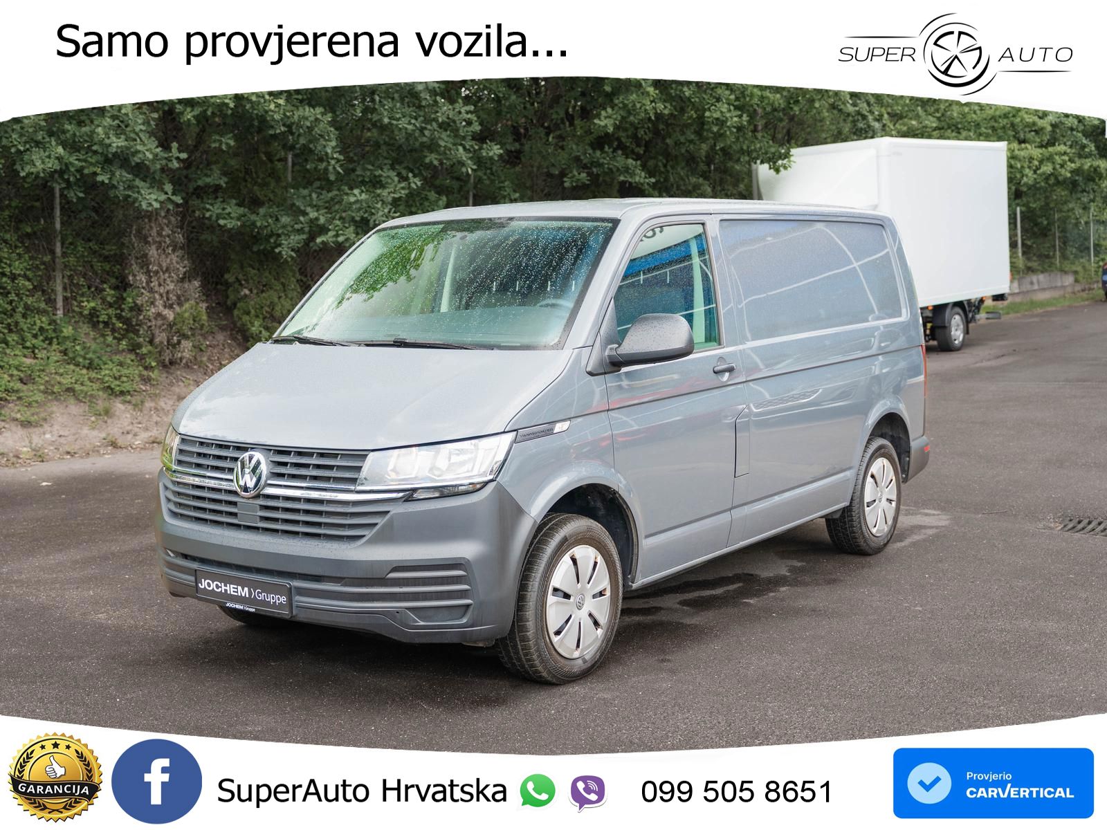 Volkswagen T6.1 Transporter TDI AHK*Holz Boden*Doppelsitz 110 KS