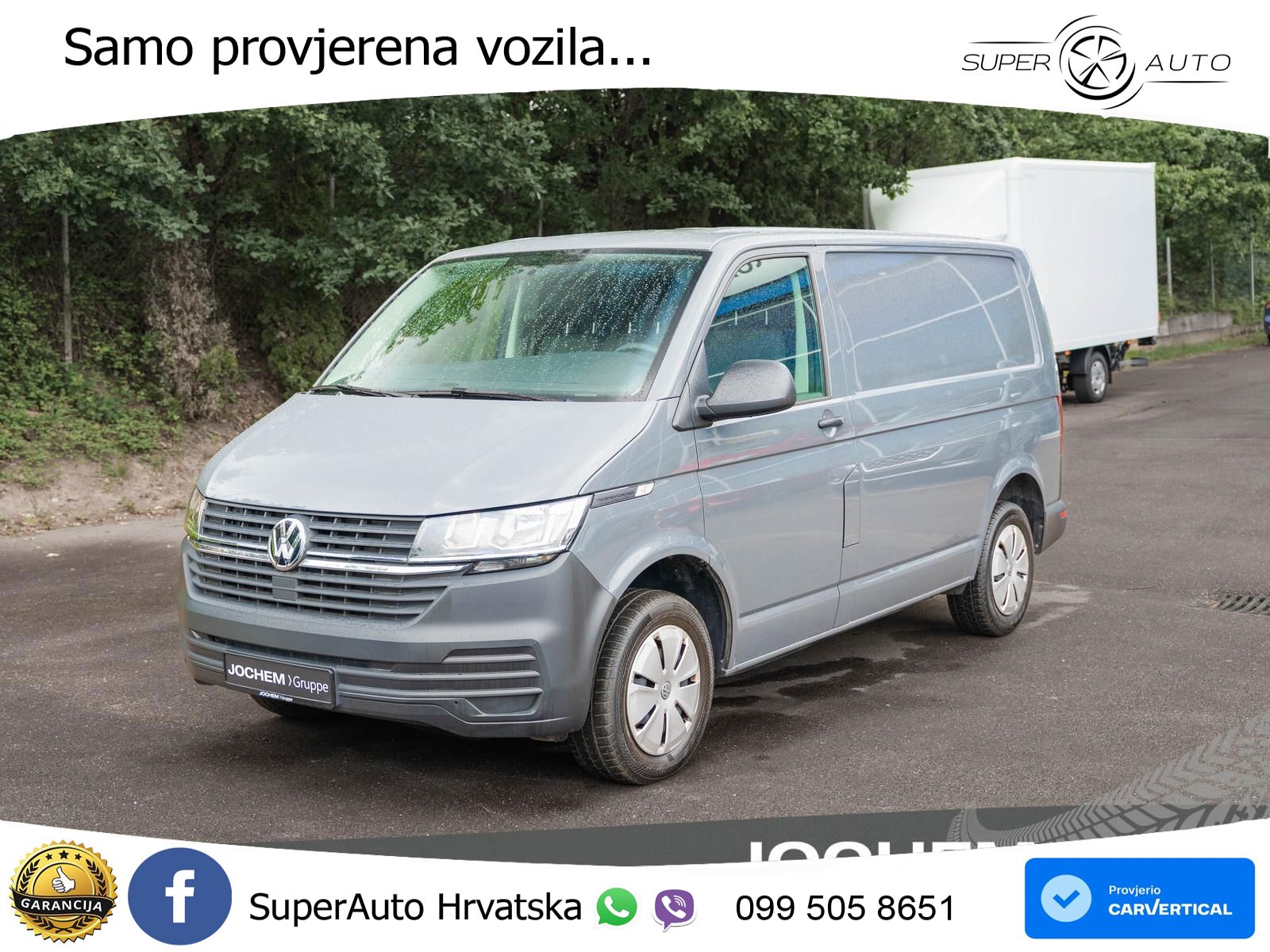 Volkswagen T6.1 Transporter TDI AHK*Holz Boden*Doppelsitz 110 KS