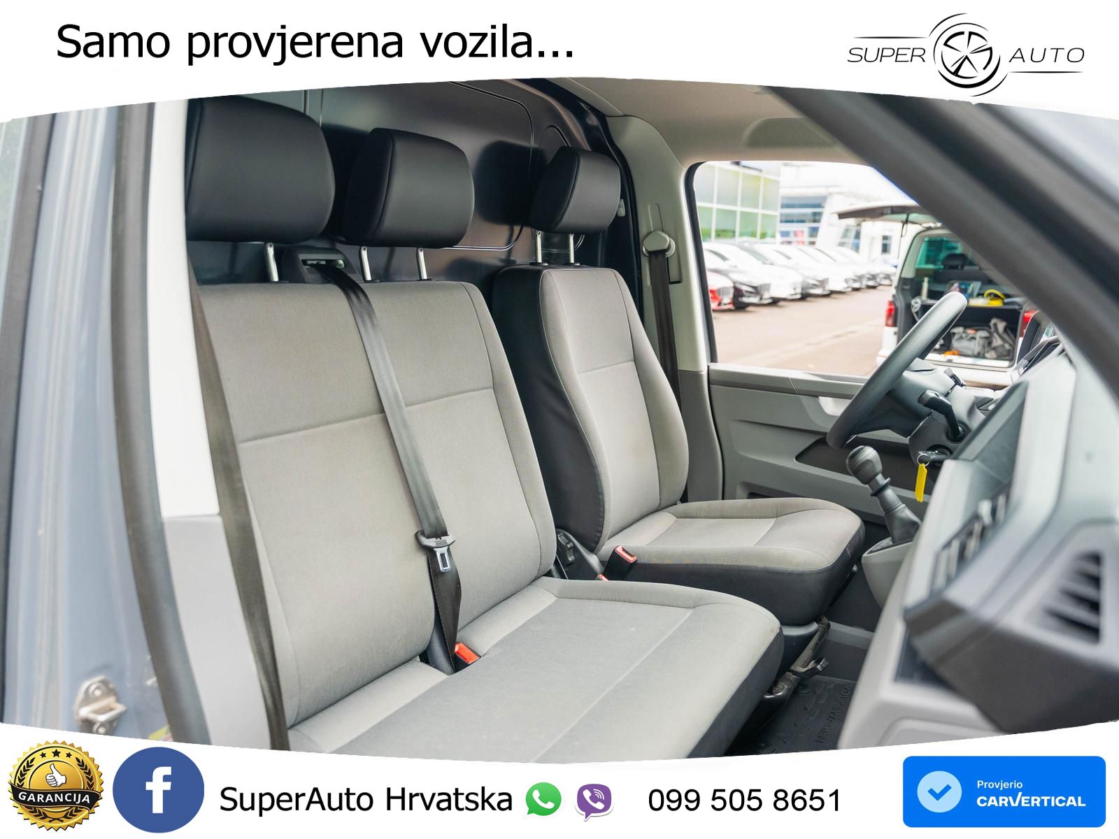 Volkswagen T6.1 Transporter TDI AHK*Holz Boden*Doppelsitz 110 KS