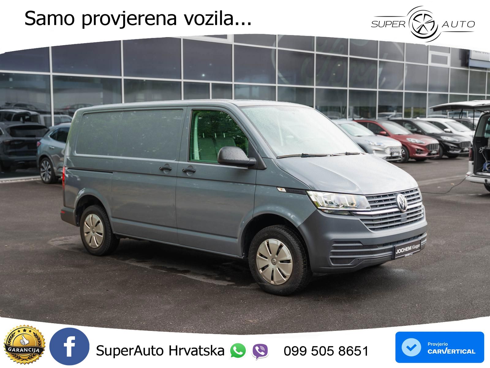 Volkswagen T6.1 Transporter TDI AHK*Holz Boden*Doppelsitz 110 KS