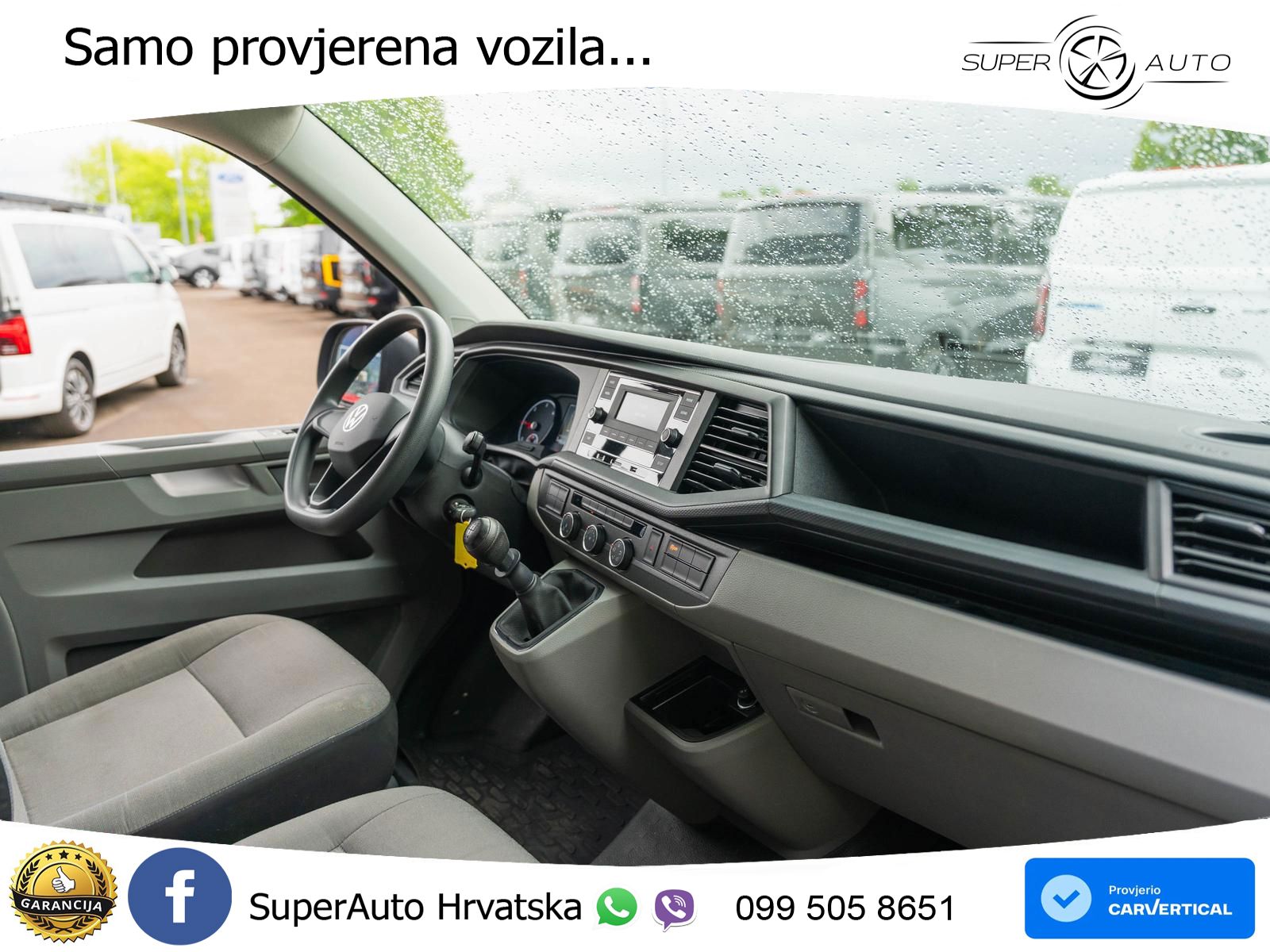 Volkswagen T6.1 Transporter TDI AHK*Holz Boden*Doppelsitz 110 KS