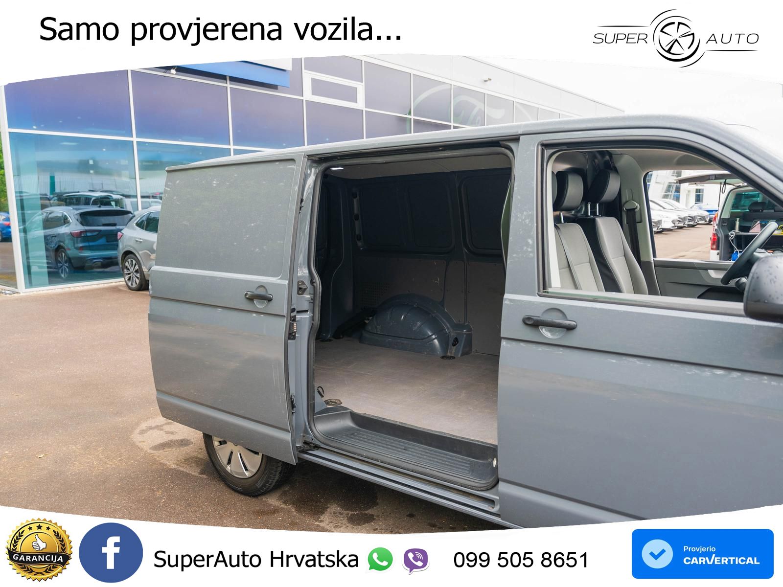 Volkswagen T6.1 Transporter TDI AHK*Holz Boden*Doppelsitz 110 KS