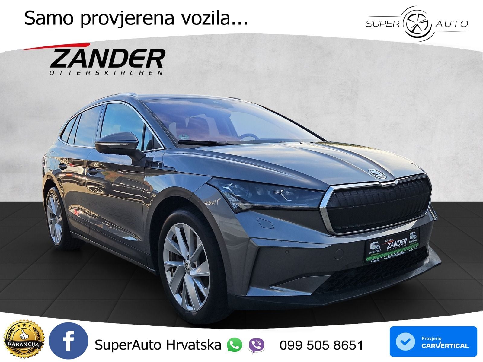 Škoda Enyaq iV 80x 82 kWh (265 KS) AWD LED+GR SJED+ACC