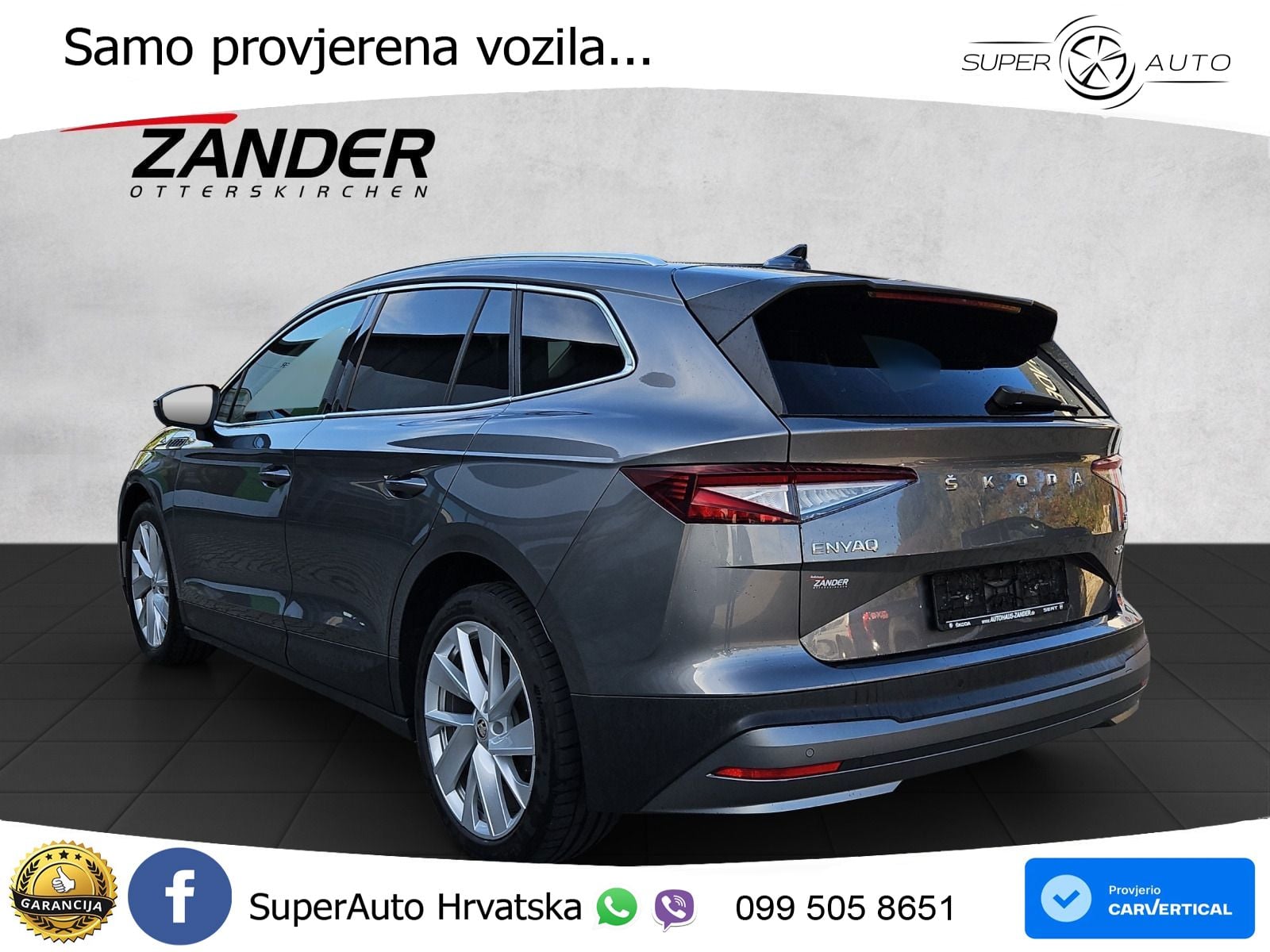 Škoda Enyaq iV 80x 82 kWh (265 KS) AWD LED+GR SJED+ACC