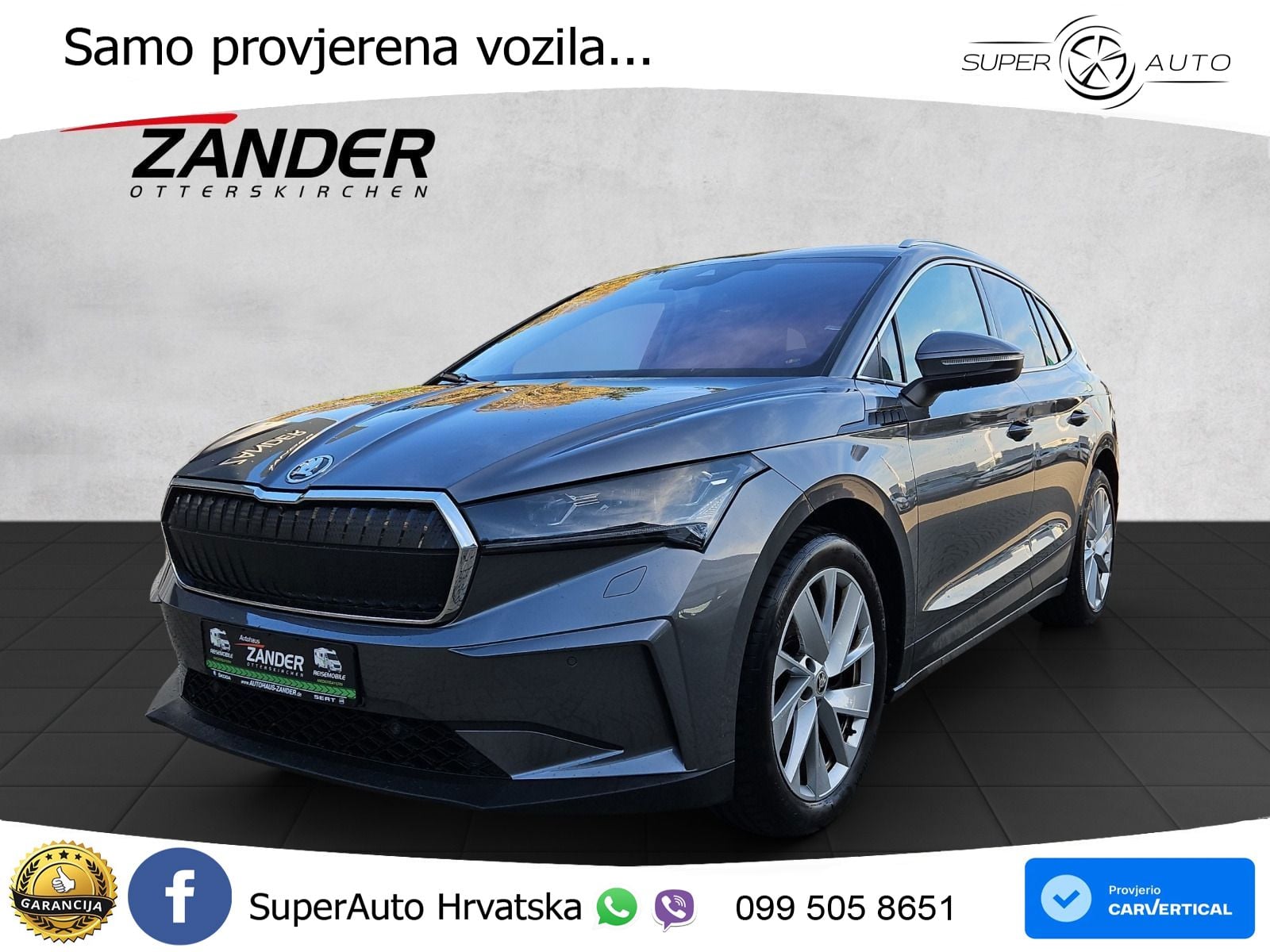 Škoda Enyaq iV 80x 82 kWh (265 KS) AWD LED+GR SJED+ACC
