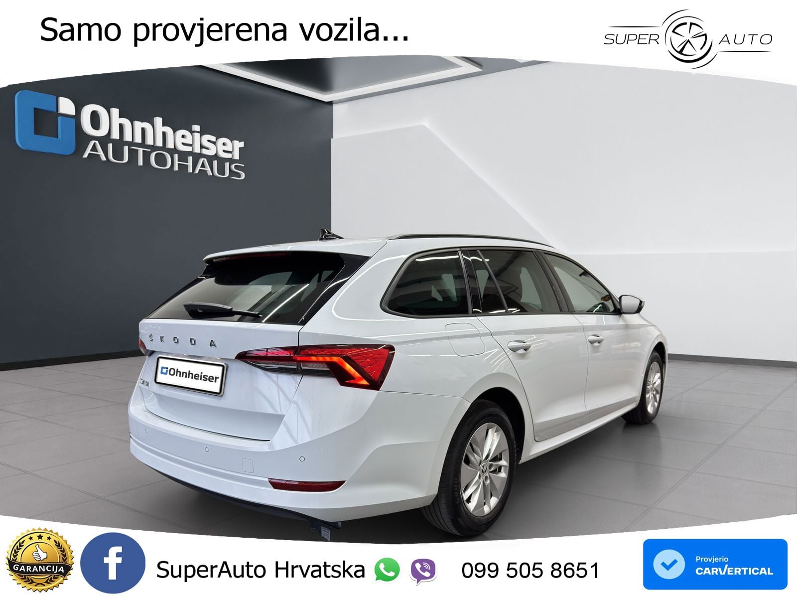 Škoda Octavia Combi 2.0 TDI (150 KS) DSG LED+GR SJED+ACC