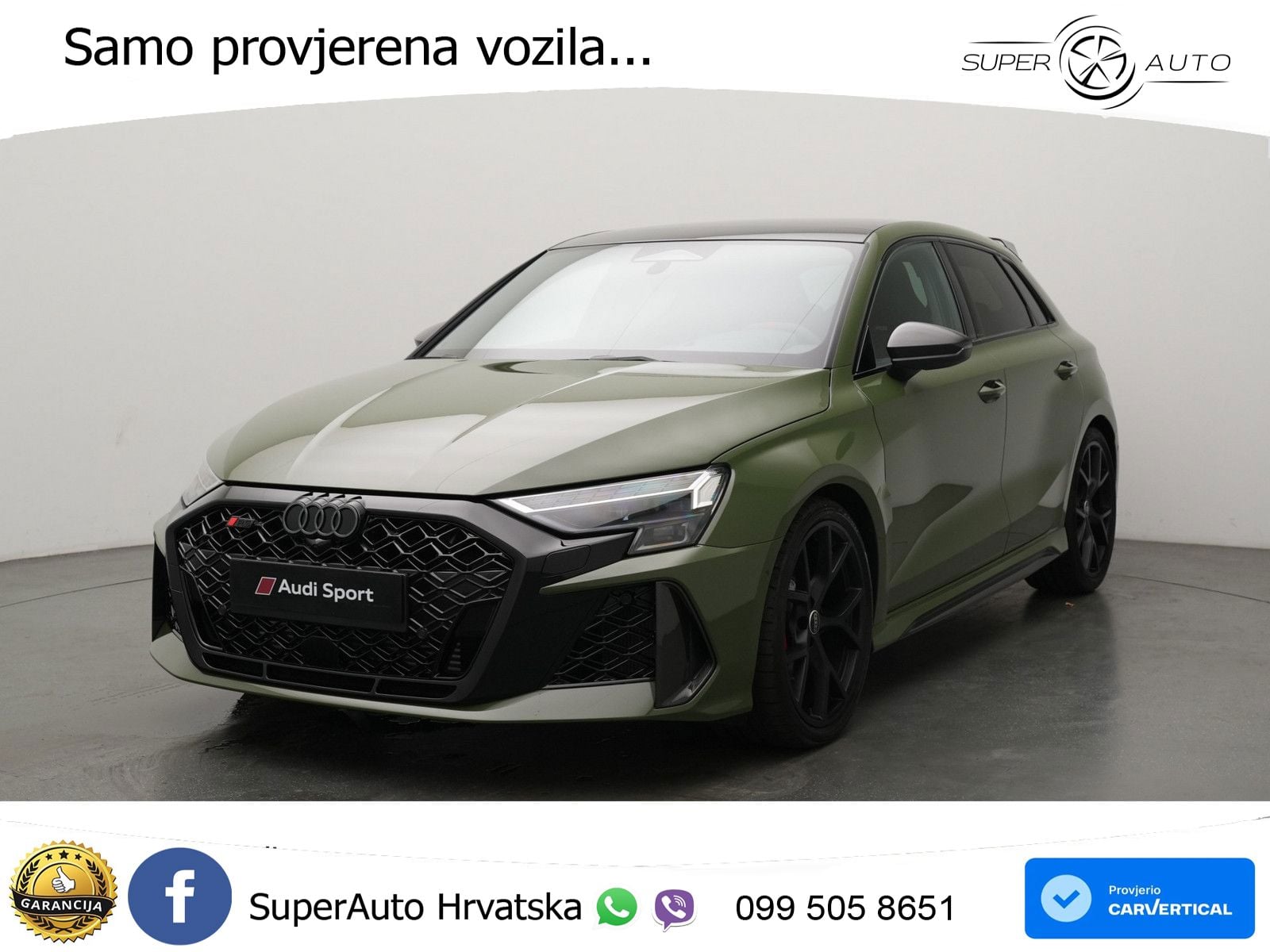 Audi RS3 Sedan 2.5 TFSI (400 KS) quattro S tronic MATRIX+GR SJED+KAM