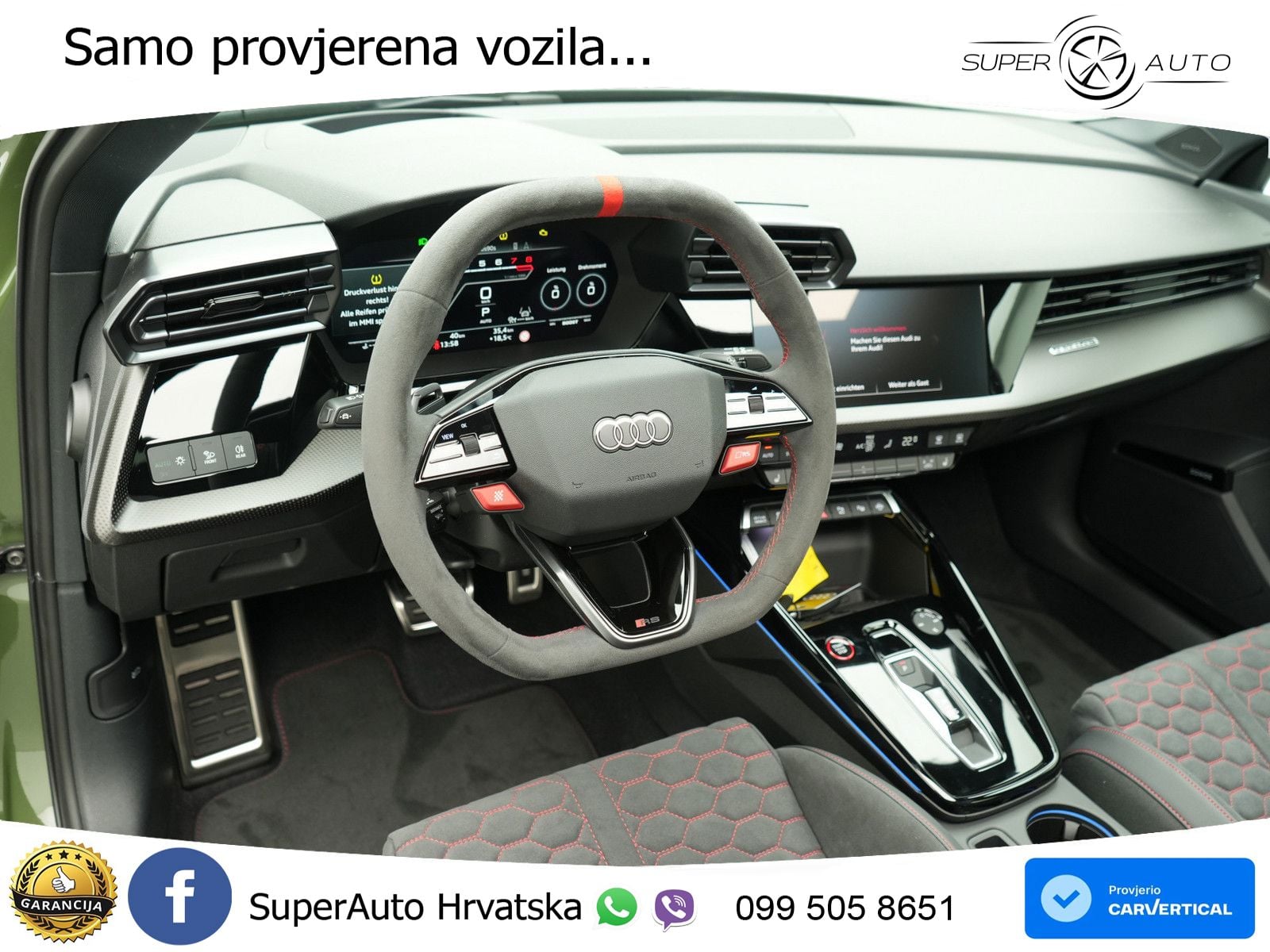Audi RS3 Sedan 2.5 TFSI (400 KS) quattro S tronic MATRIX+GR SJED+KAM