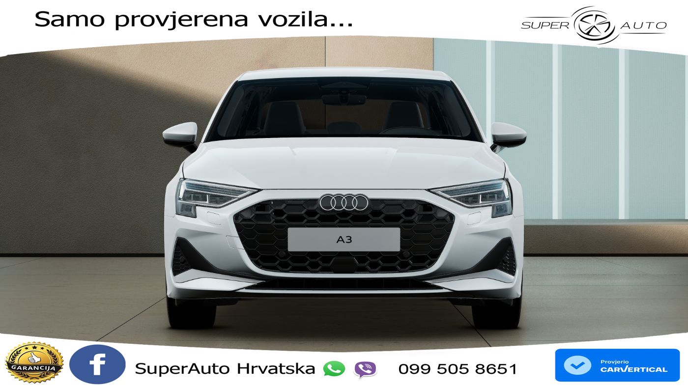 Audi A3 Limuzina 30 TFSI (116 KS) advanced LED+GR SJED+ACC