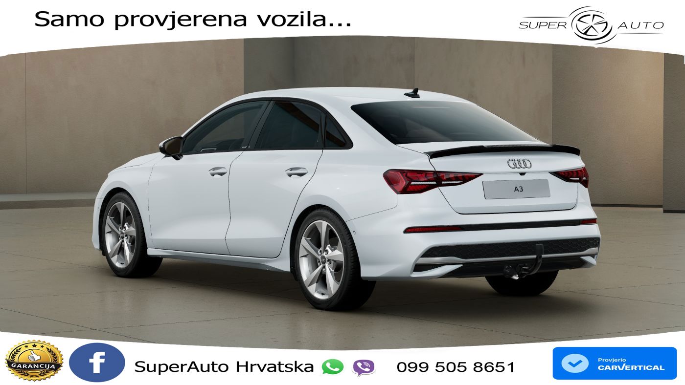 Audi A3 Limuzina 30 TFSI (116 KS) advanced LED+GR SJED+ACC