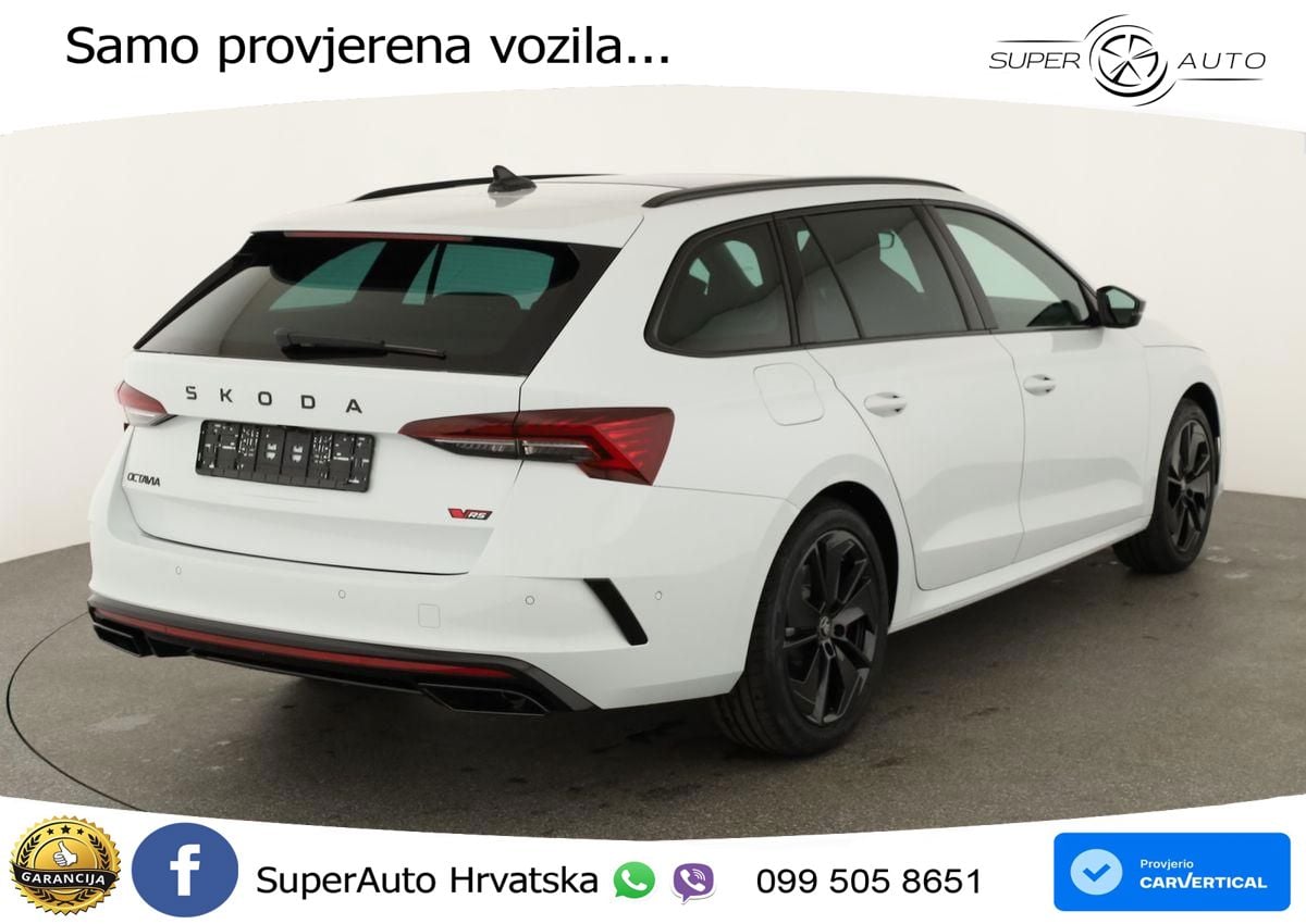 Škoda Octavia Combi RS 2.0 TSI (265 KS) DSG LED+GR SJED+ACC