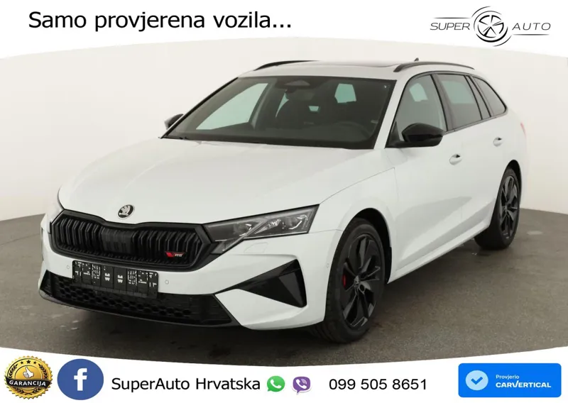 Škoda Octavia Combi RS 2.0 TSI (265 KS) DSG LED+GR SJED+ACC