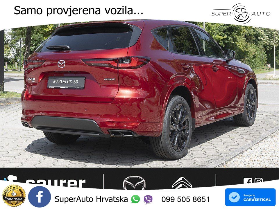 Mazda CX-60 3.3 e-Skyactiv D (254 KS) AWD Automatic MATRIX+GR SJED+KAM