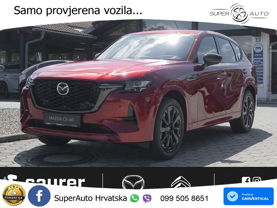 Mazda CX-60 3.3 e-Skyactiv D (254 KS) AWD Automatic MATRIX+GR SJED+KAM