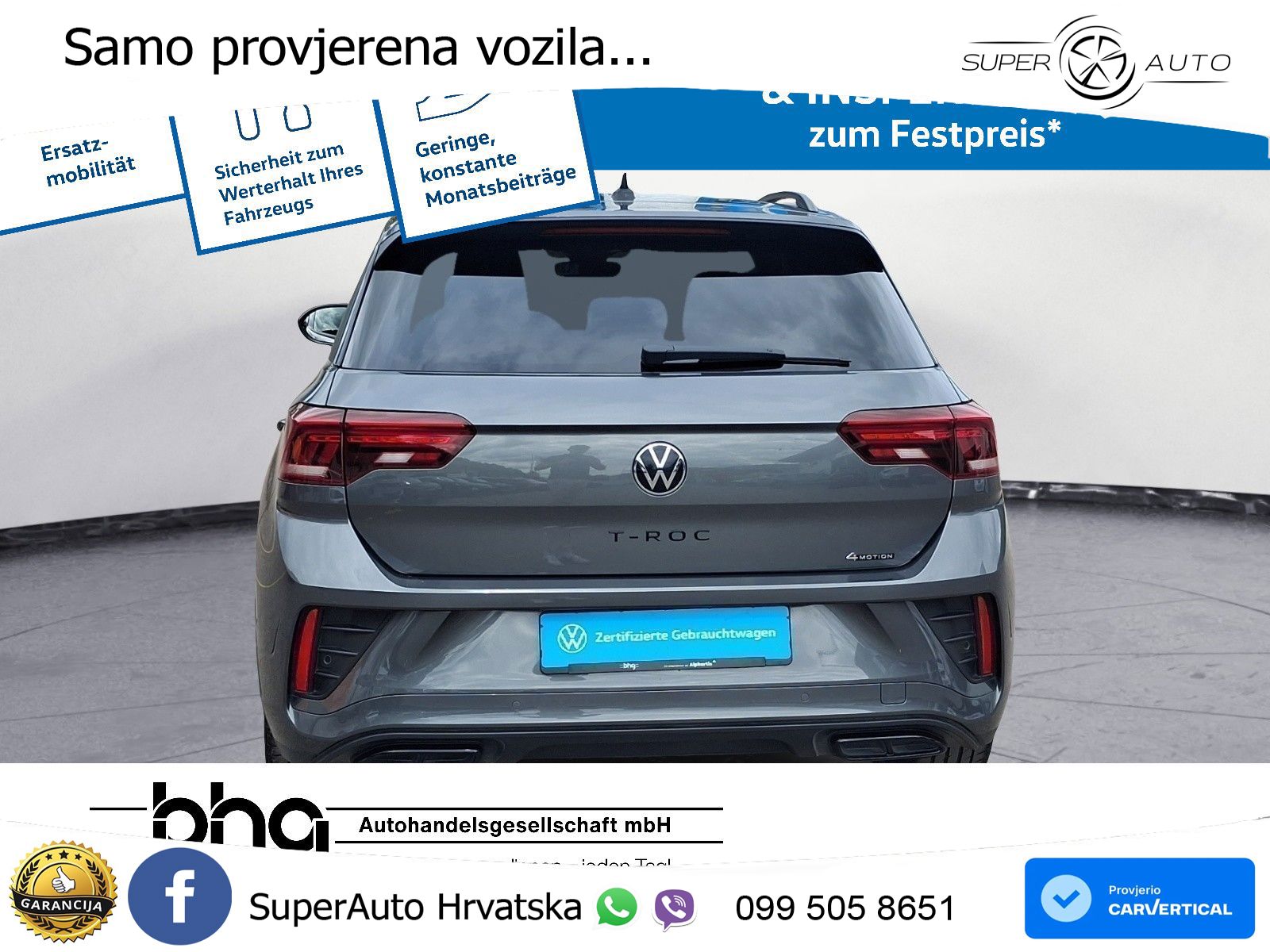Volkswagen T-Roc I 2.0 TSI (190 KS) 4M DSG LED+GR SJED+ACC