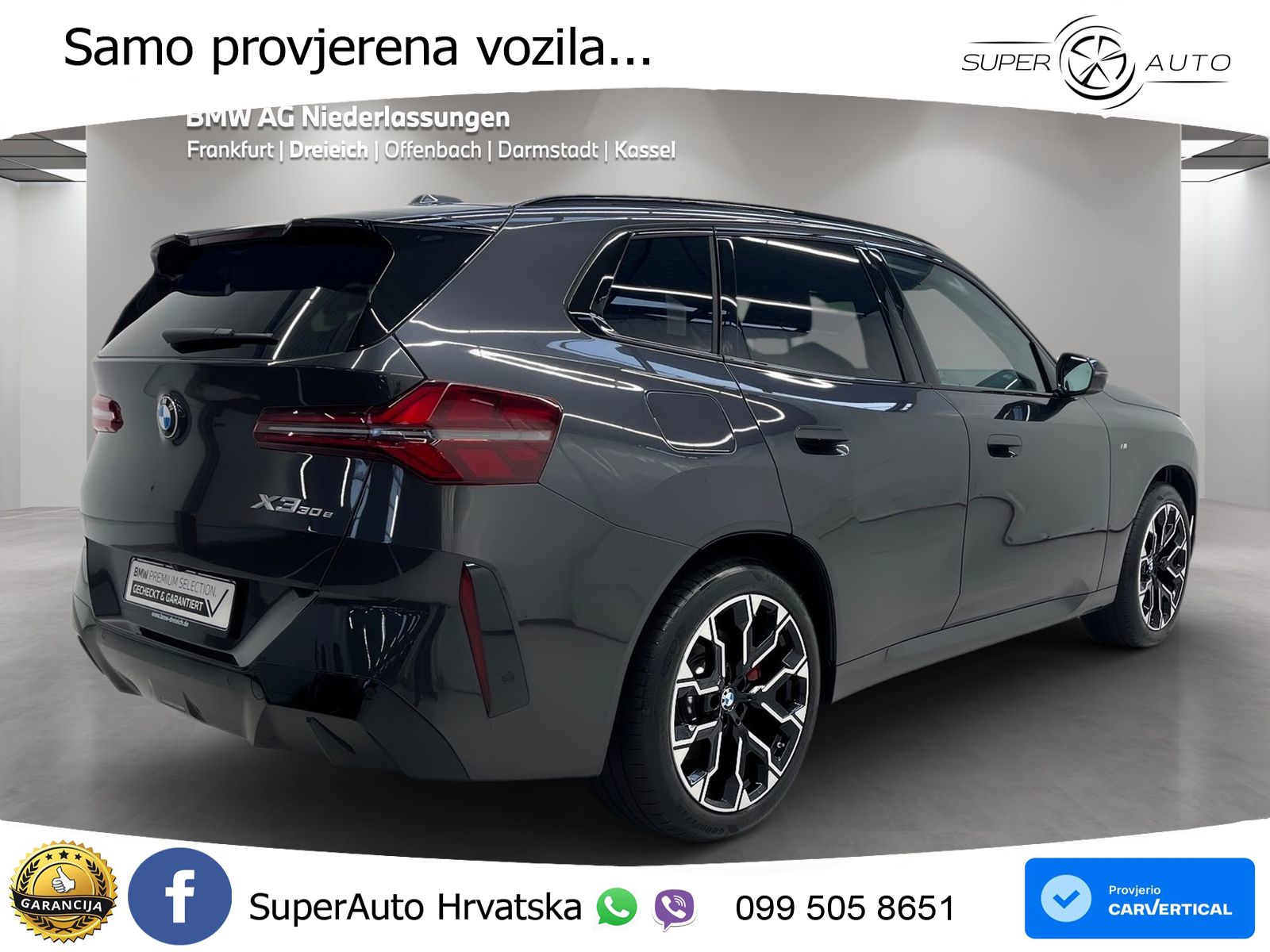 BMW X3 30e xDrive Steptronic M Sport LED+GR SJED+ACC