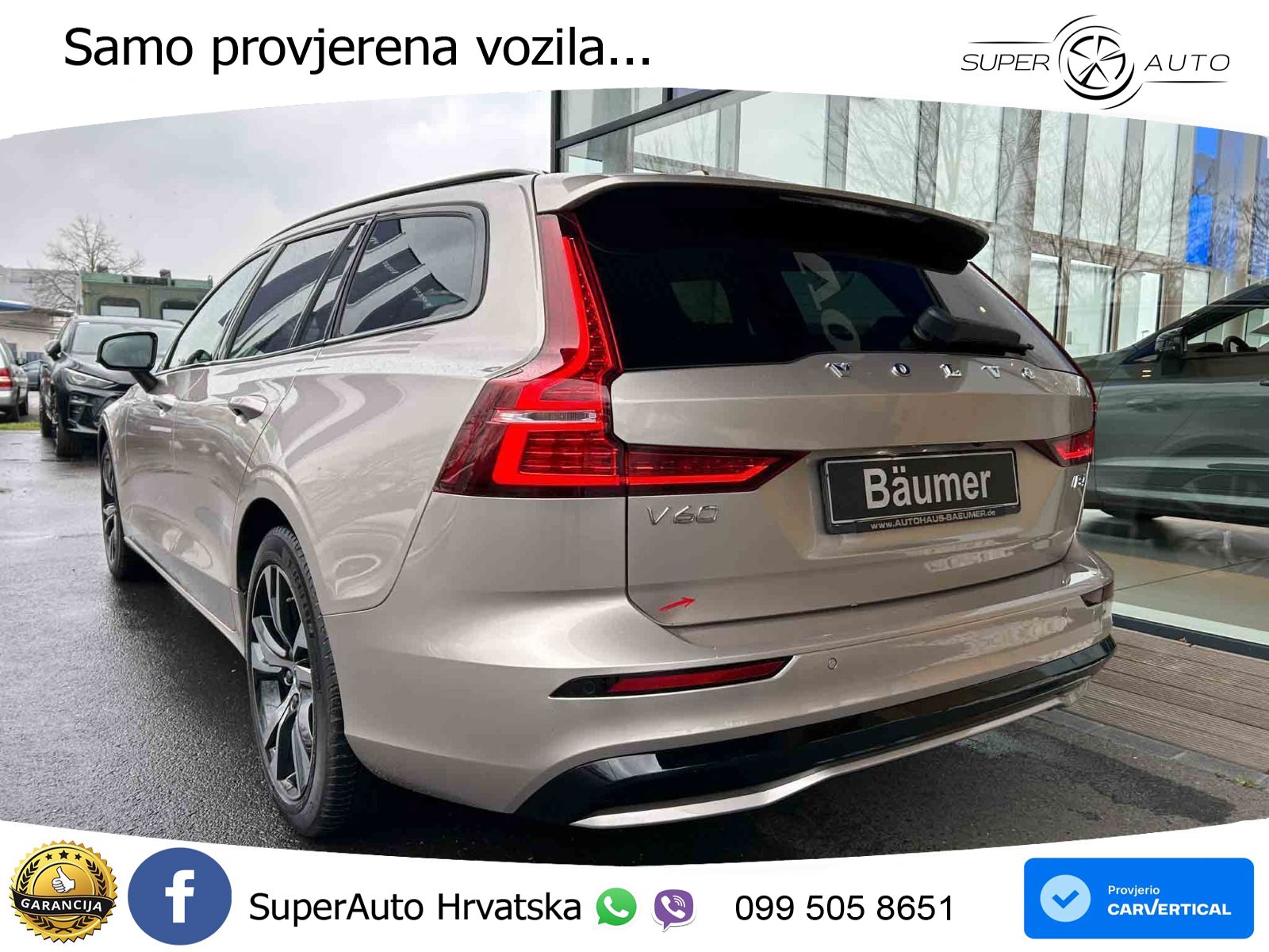 Volvo V60 2.0 B4 Diesel Geartronic LED+GR SJED+ACC