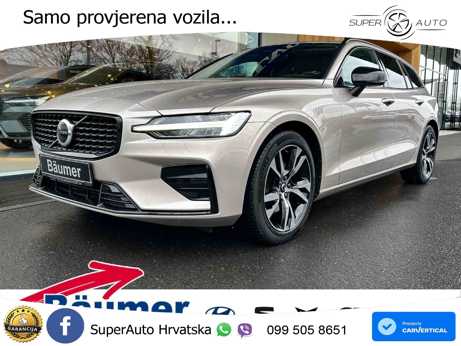 Volvo V60 2.0 B4 Diesel Geartronic LED+GR SJED+ACC