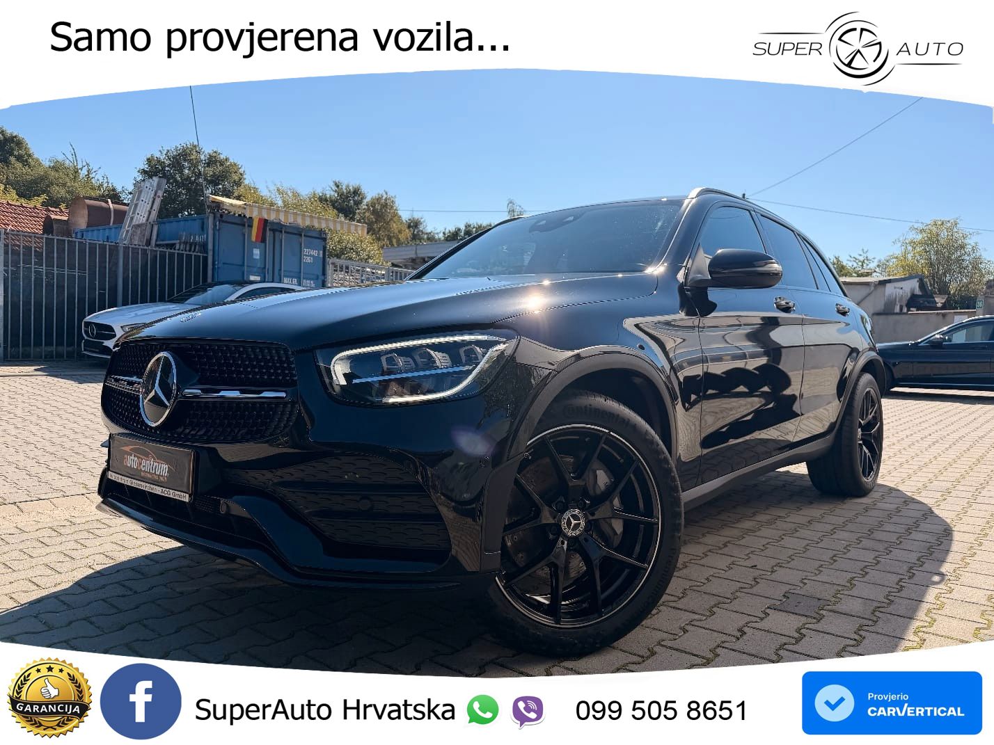Mercedes GLC 300d (245 KS) 4MATIC G-TRONIC AMG LED+GR SJED+ACC