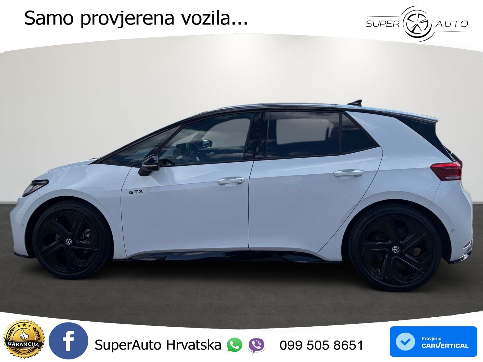Volkswagen ID.3 GTX 84 kWh (286 KS) LED+GR SJED+ACC