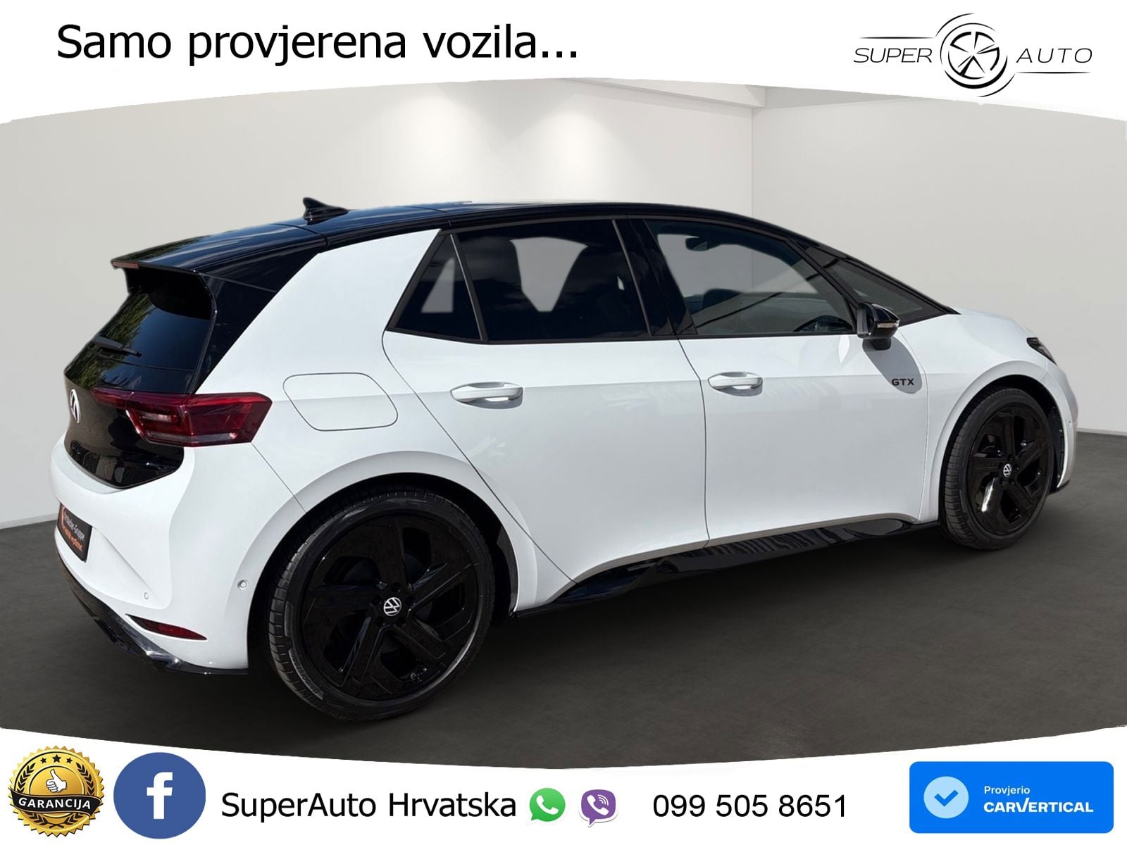 Volkswagen ID.3 GTX 84 kWh (286 KS) LED+GR SJED+ACC