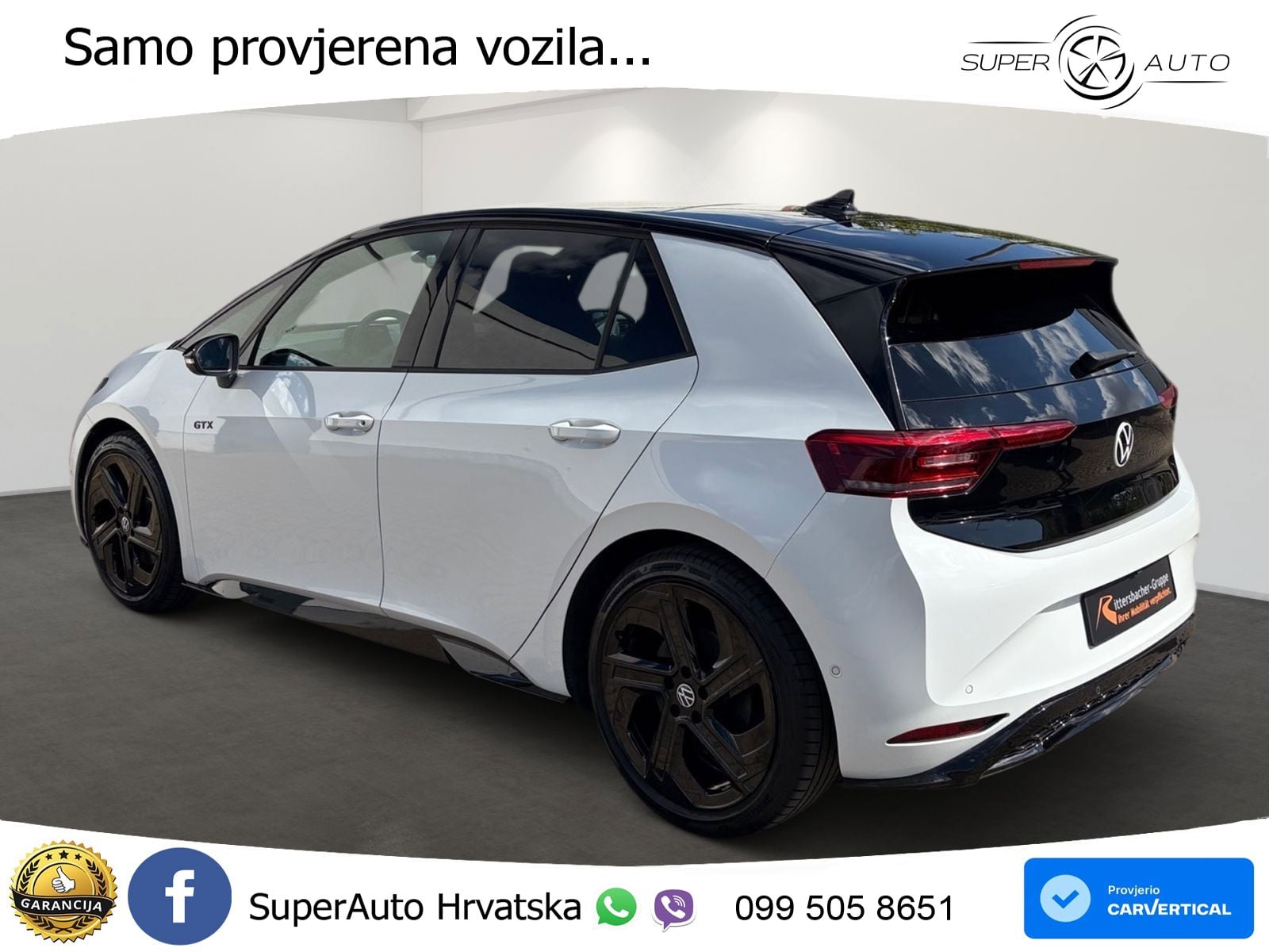 Volkswagen ID.3 GTX 84 kWh (286 KS) LED+GR SJED+ACC