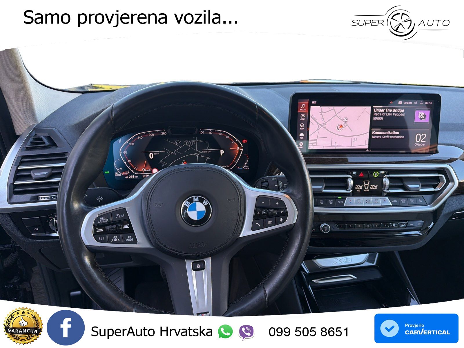 BMW X3 30d xDrive Steptronic LED+GR SJED+ACC