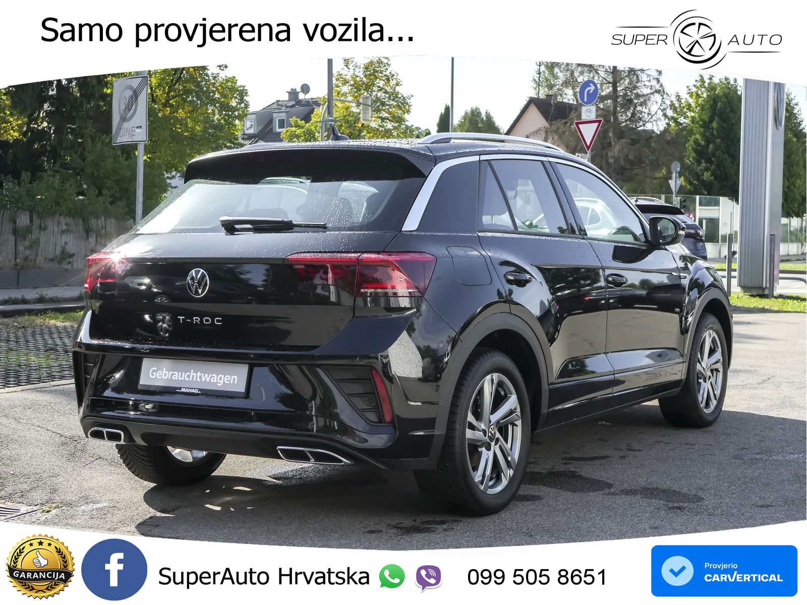 Volkswagen T-Roc 1.5 TSI (150 KS) DSG R-Line LED+GR SJED+ACC