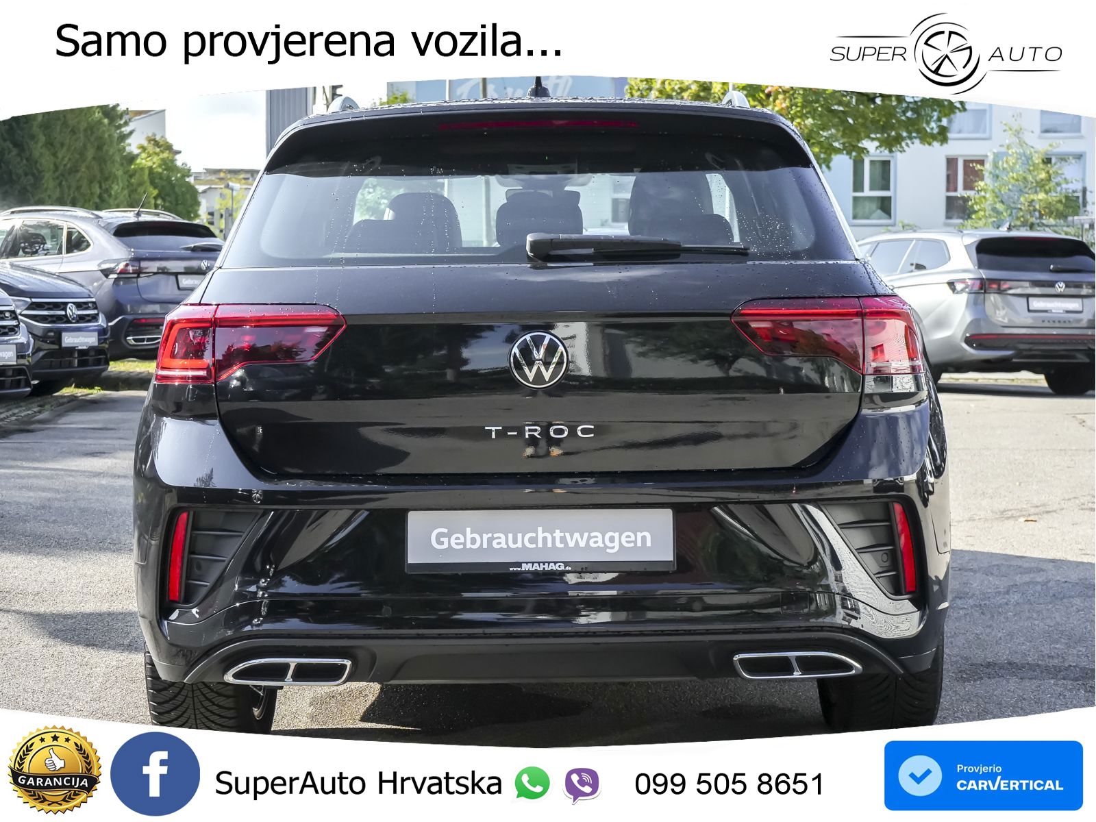 Volkswagen T-Roc 1.5 TSI (150 KS) DSG R-Line LED+GR SJED+ACC