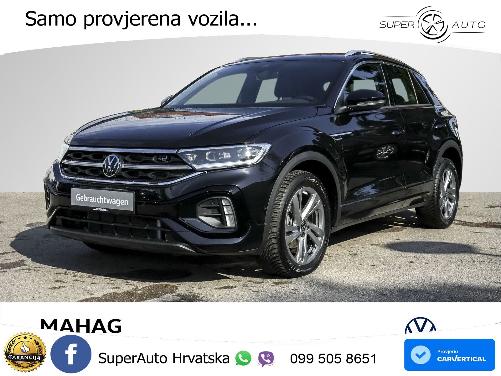 Volkswagen T-Roc 1.5 TSI (150 KS) DSG R-Line LED+GR SJED+ACC