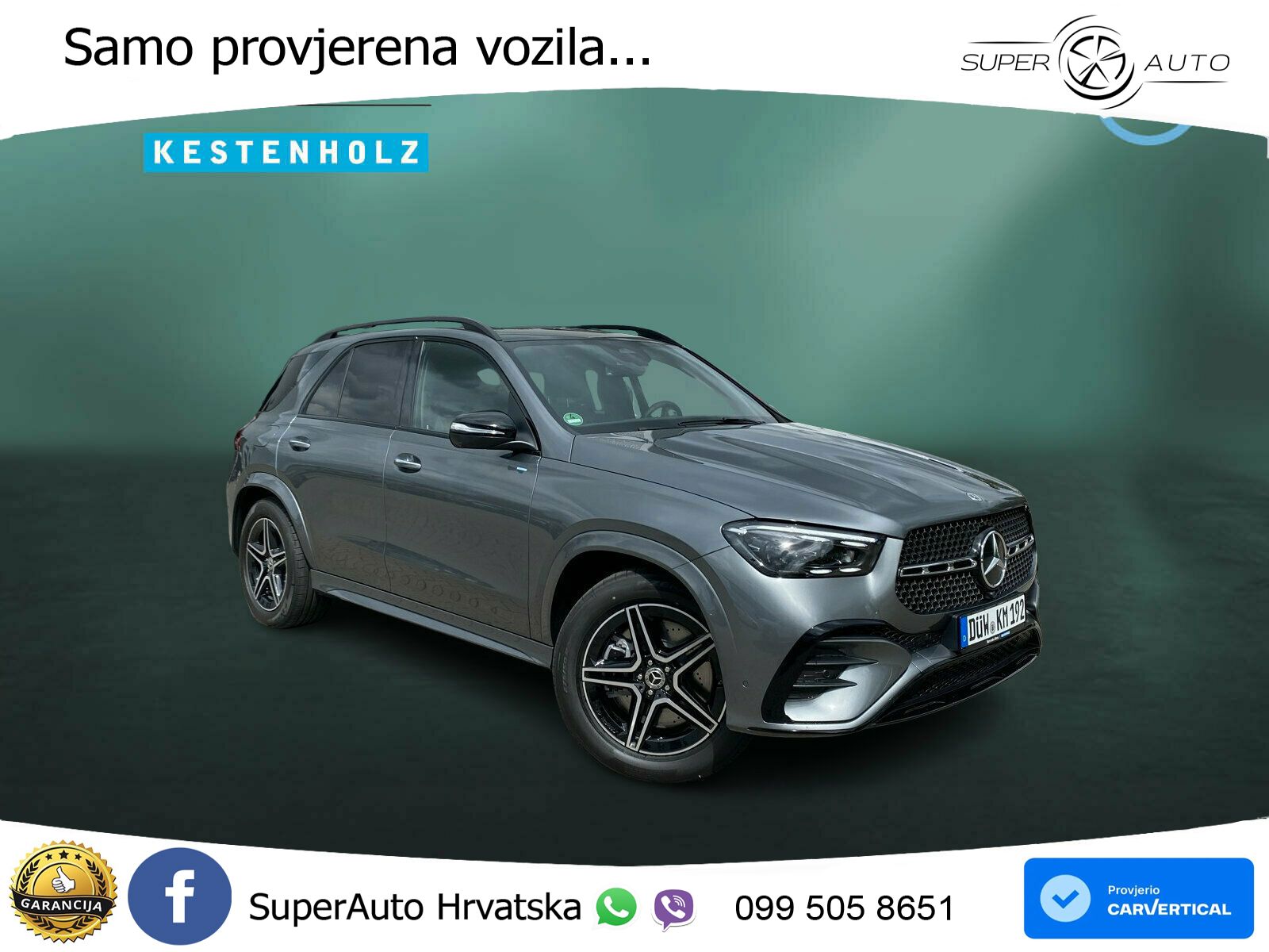 Mercedes GLE 450d (367 KS) EQ Boost 4MATIC 9G-TRONIC AMG ZRAČNI+ACC+GR SJED+KAM+PANO