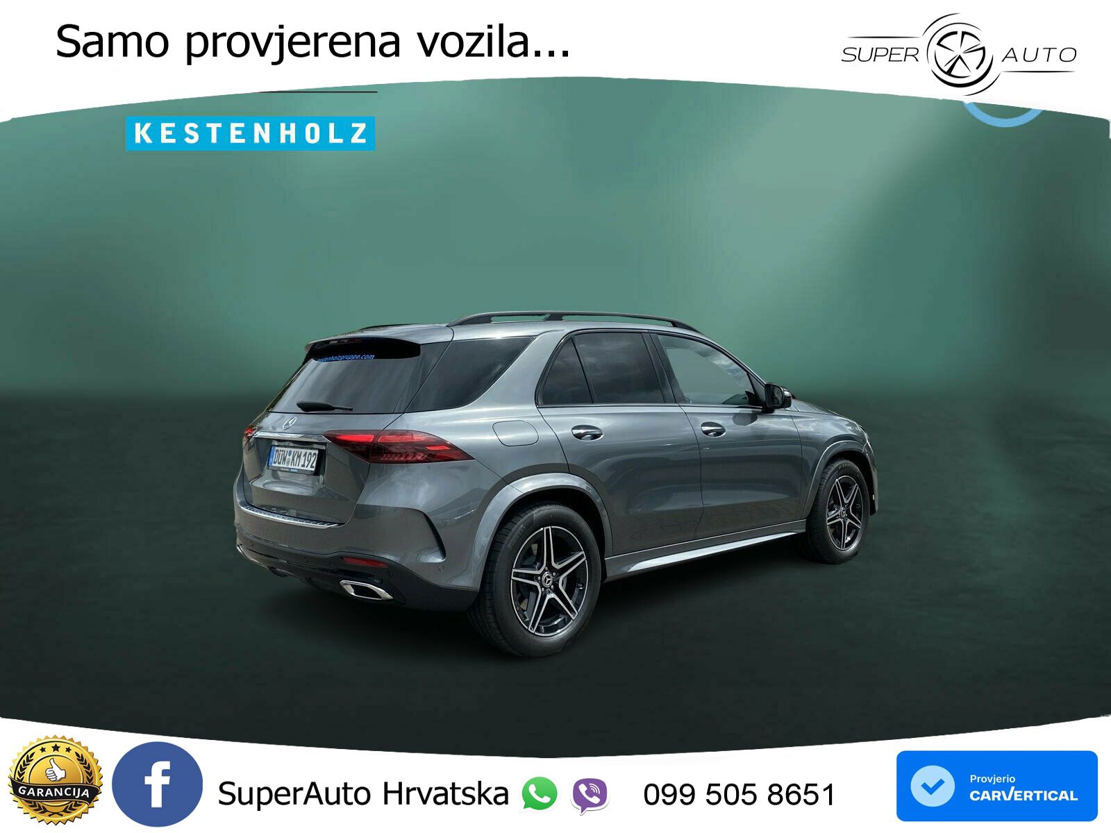 Mercedes GLE 450d (367 KS) EQ Boost 4MATIC 9G-TRONIC AMG ZRAČNI+ACC+GR SJED+KAM+PANO