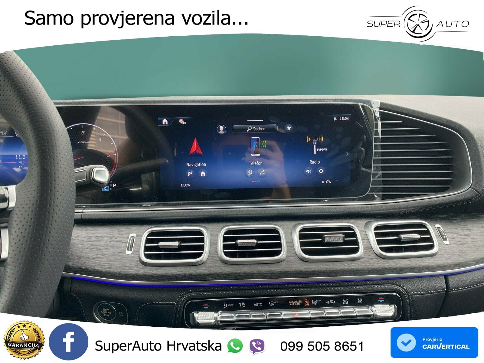 Mercedes GLE 450d (367 KS) EQ Boost 4MATIC 9G-TRONIC AMG ZRAČNI+ACC+GR SJED+KAM+PANO