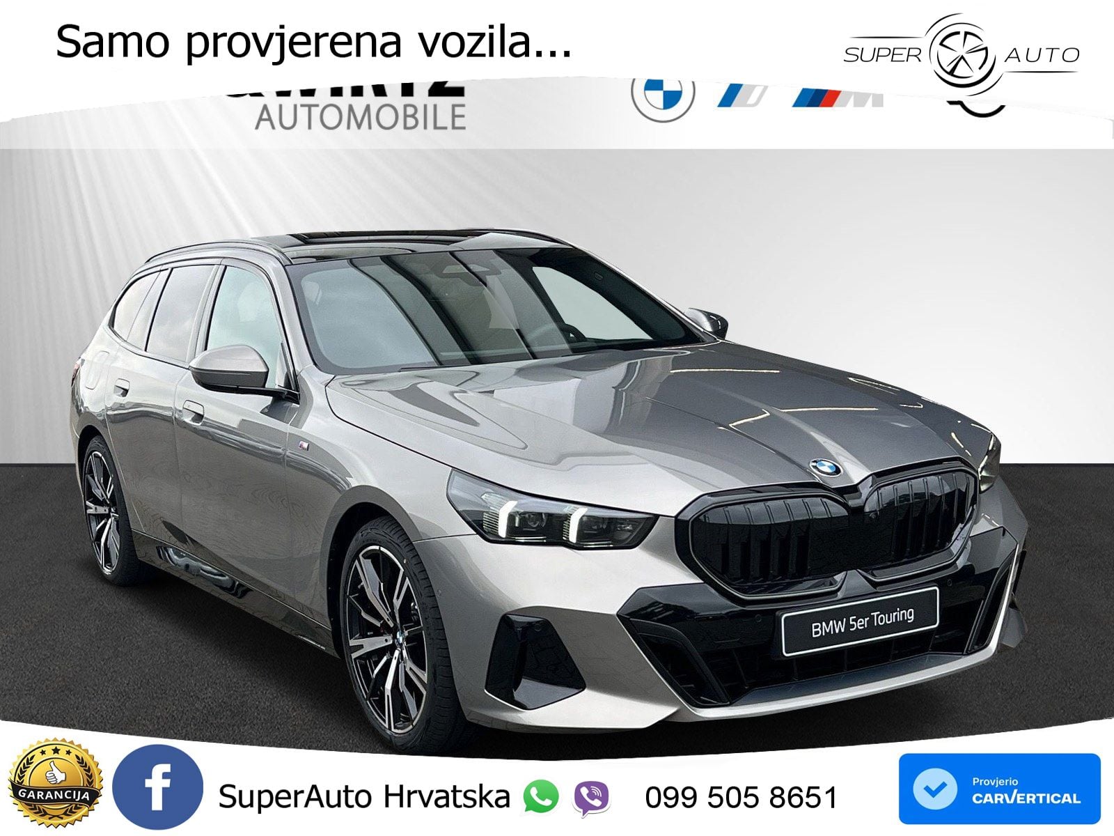 BMW 520d Touring (197 KS) Steptronic M Sport LED+GR SJED+ACC