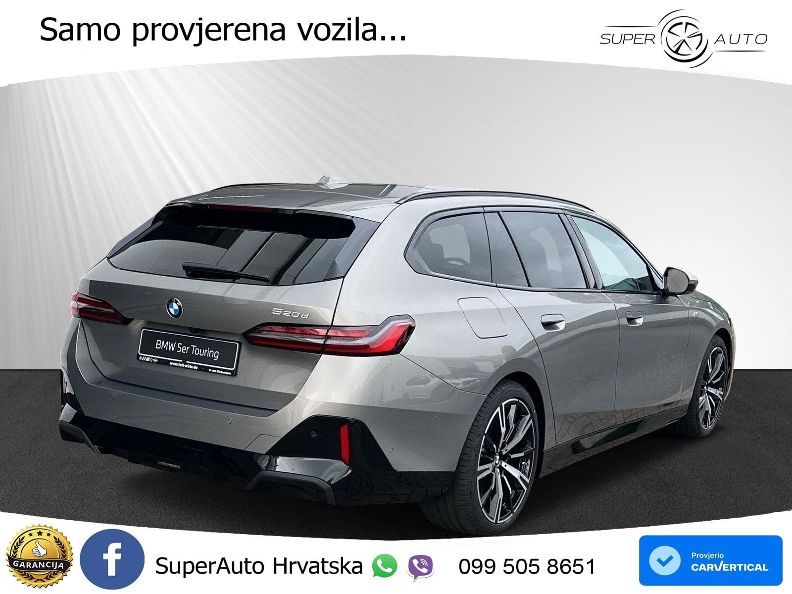 BMW 520d Touring (197 KS) Steptronic M Sport LED+GR SJED+ACC