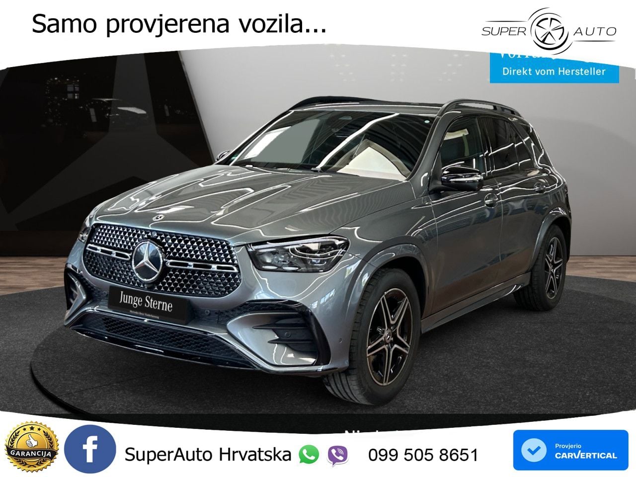 Mercedes GLE 450d (367 KS) EQ Boost 4MATIC 9G-TRONIC AMG LED+GR SJED+ACC