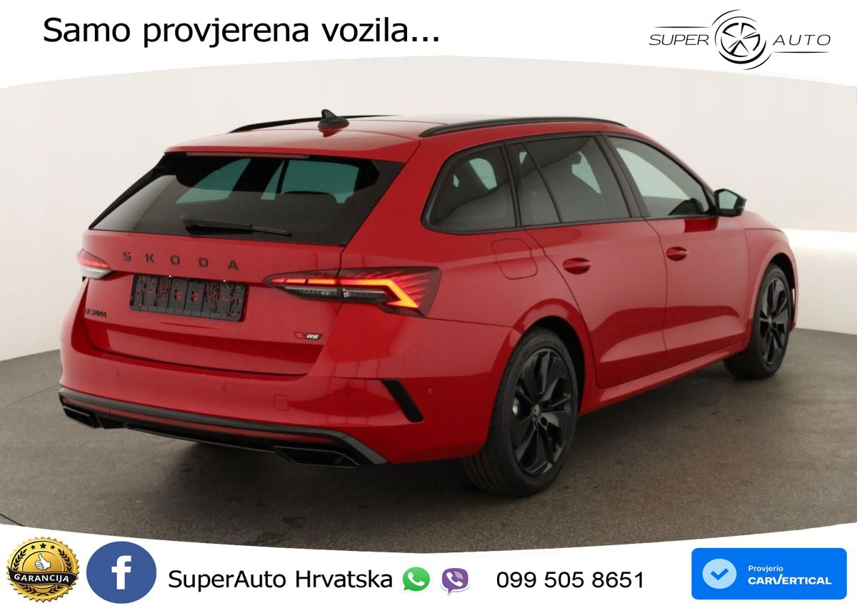 Škoda Octavia Combi RS 2.0 TSI (265 KS) DSG LED+GR SJED+ACC