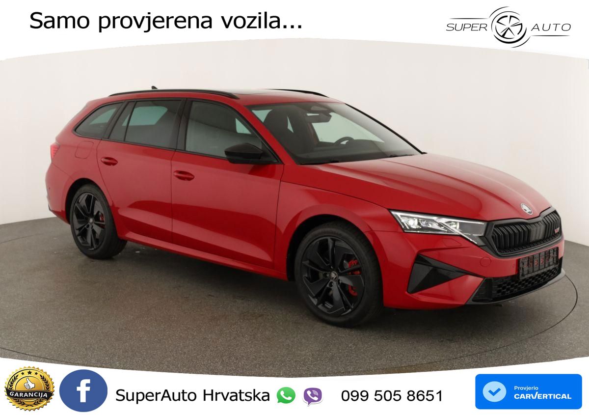 Škoda Octavia Combi RS 2.0 TSI (265 KS) DSG LED+GR SJED+ACC