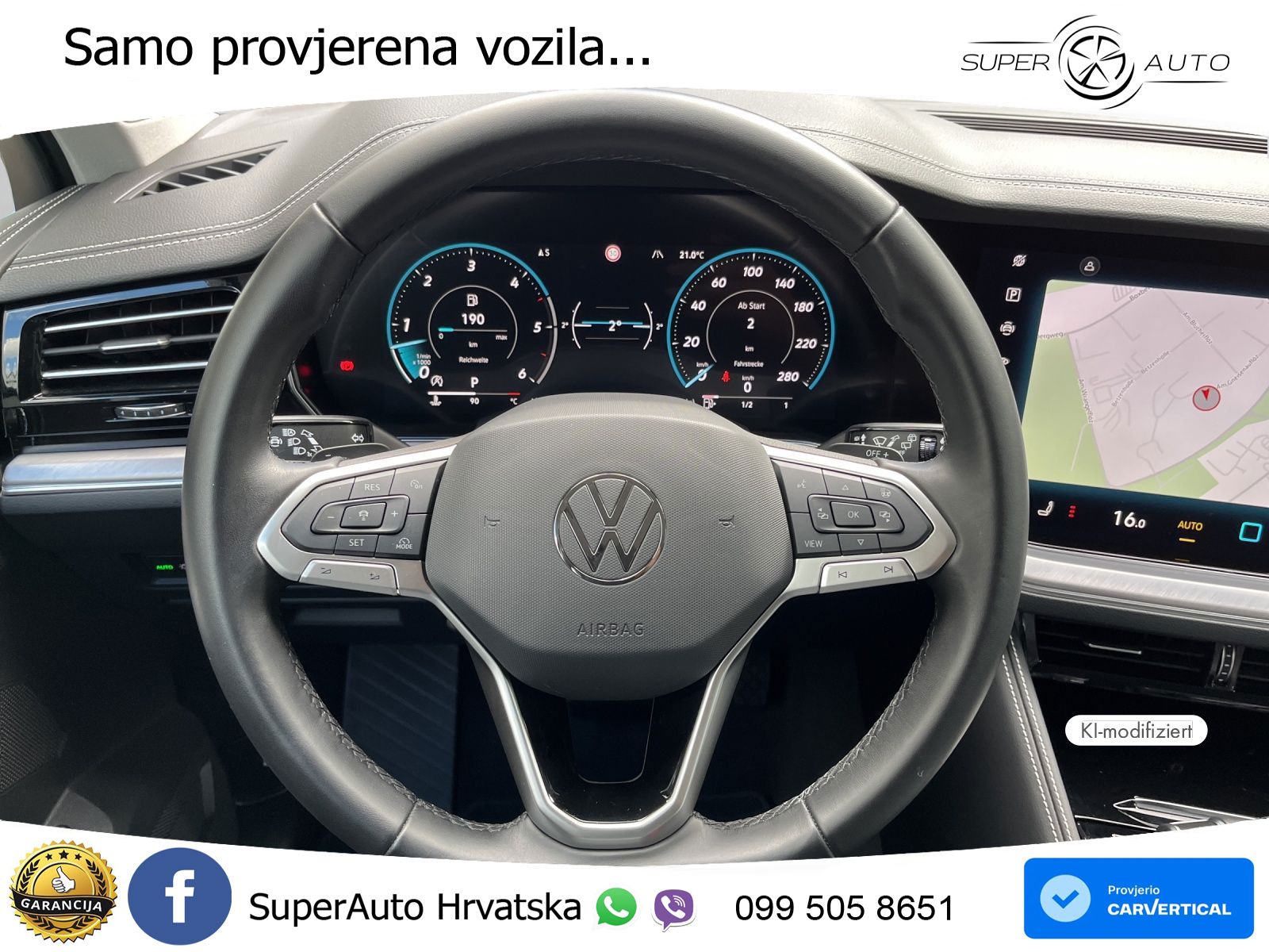 Volkswagen Touareg 3.0 V6 TDI (231 KS) 4MOTION Tiptronic ZRAČNI+ACC+GR SJED+KAM