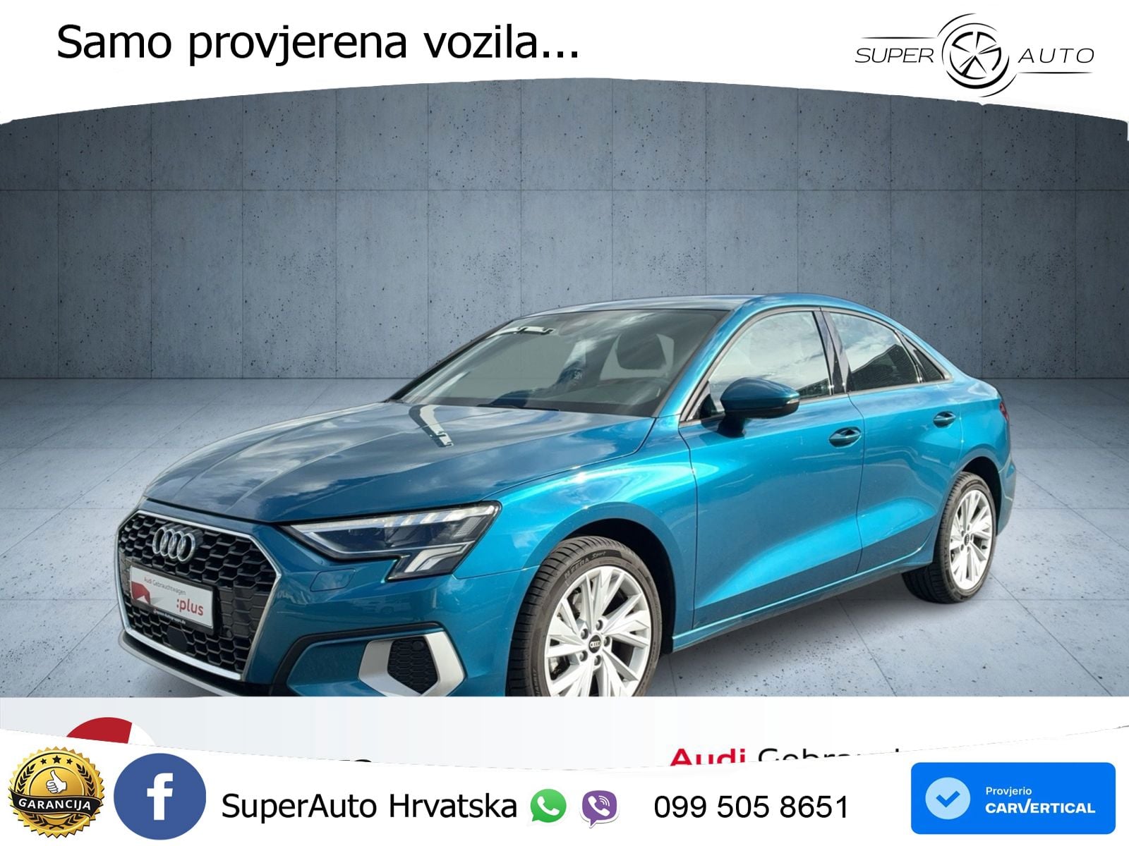 Audi A3 Limuzina 35 TDI (150 KS) S tronic advanced