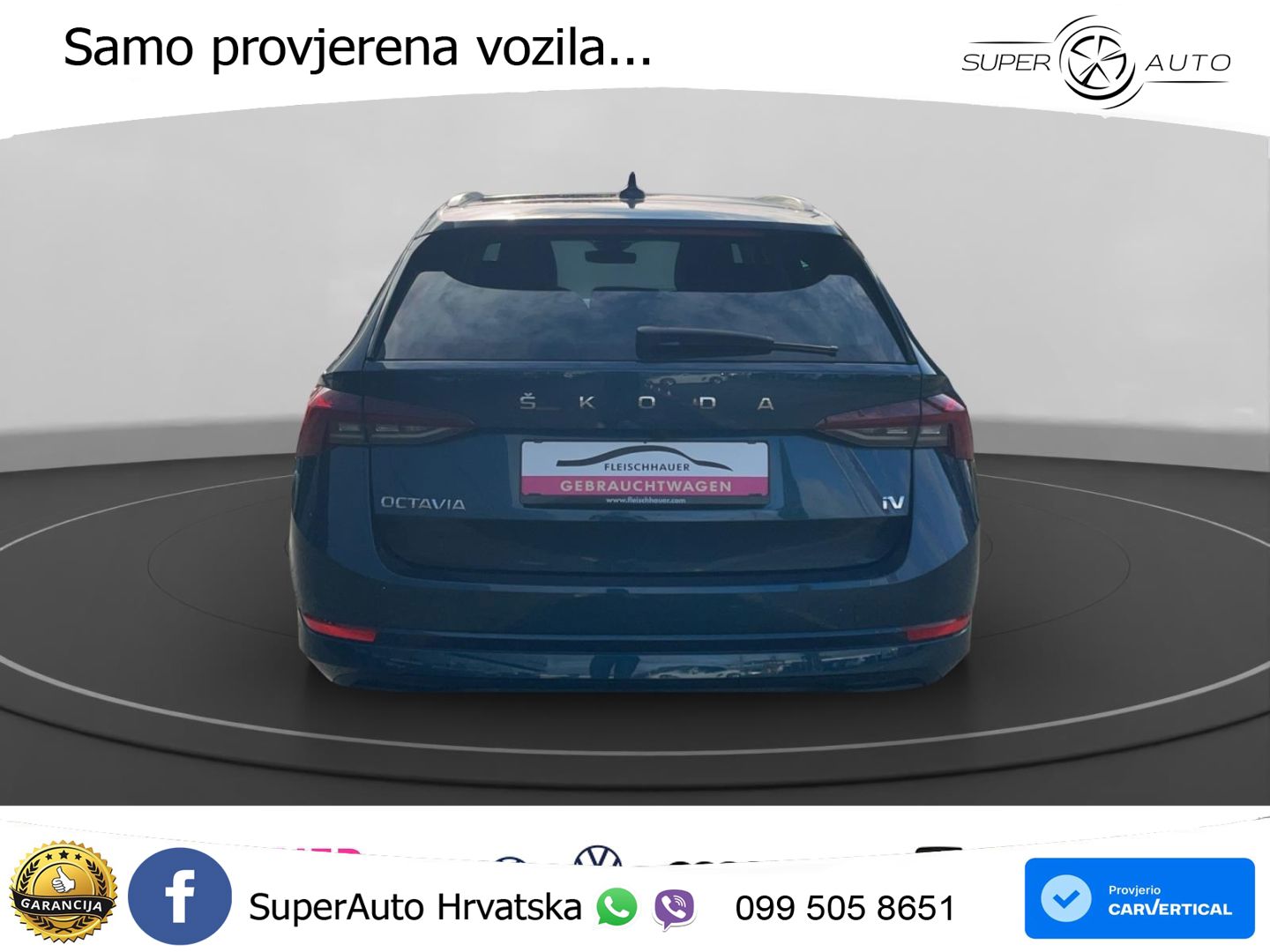 Škoda Octavia Combi iV 1.4 TSI (204 KS) DSG LED+GR SJED+ACC