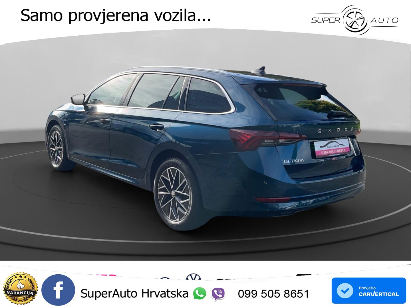Škoda Octavia Combi iV 1.4 TSI (204 KS) DSG LED+GR SJED+ACC