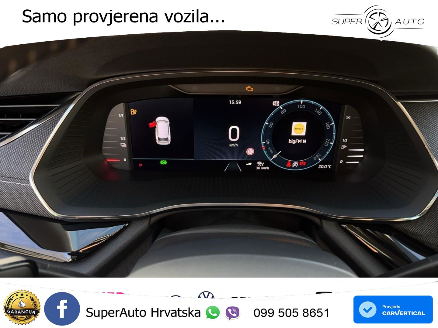 Škoda Octavia Combi iV 1.4 TSI (204 KS) DSG LED+GR SJED+ACC