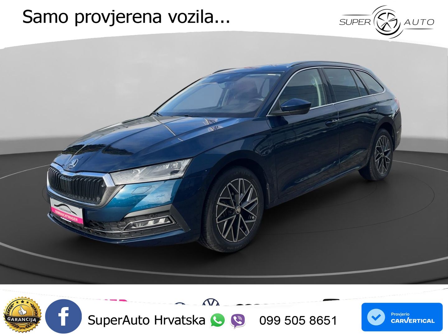 Škoda Octavia Combi iV 1.4 TSI (204 KS) DSG LED+GR SJED+ACC