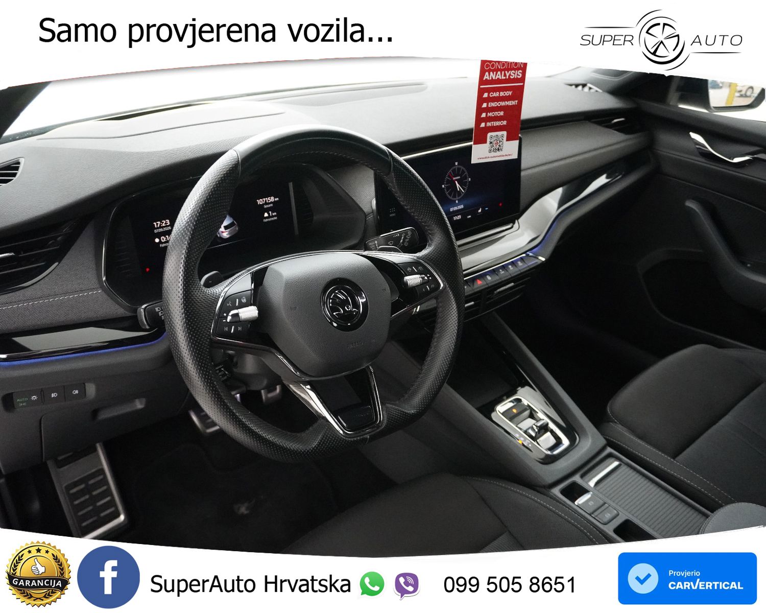 Škoda Octavia Combi iV 1.4 TSI (204 KS) DSG SportLine LED+GR SJED+ACC