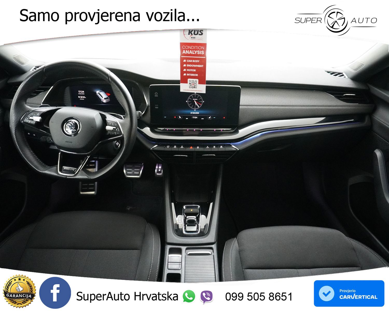 Škoda Octavia Combi iV 1.4 TSI (204 KS) DSG SportLine LED+GR SJED+ACC